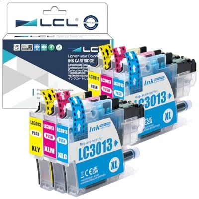 Immagine di LCL Cartucce d&#039;inchiostro Compatibile LC985 LC985BK LC985C LC985M LC985Y Sostituzione per DCP J125 J315W J515W J140W MFC J265W J410 J415W J220(3 Nero, 1Ciano, 1Magenta, 1Giallo)