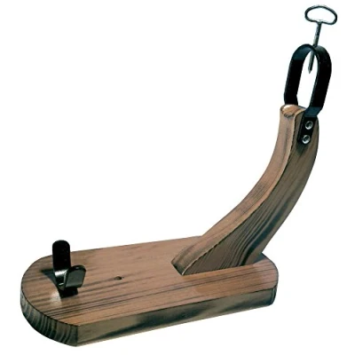 Immagine di IMEX EL ZORRO Supporto per prosciutto, in Legno, 17 x 40 35 cm, Colore: Marrone