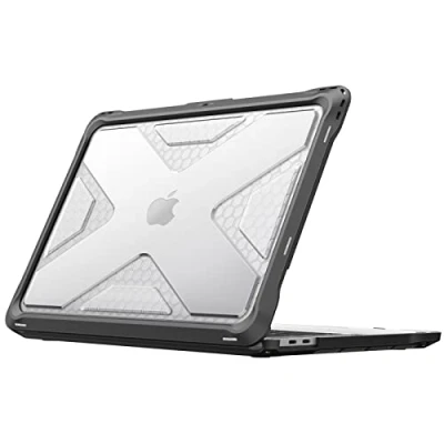 Immagine di FINTIE Custodia Compatibile con MacBook Pro 13 Pollici M2/M1 (2022 2016) A2338 / A2289 A2251 A2159 A1989 A1706 A1708, Antiurto Robusto Case Bordo in TPU, Nero