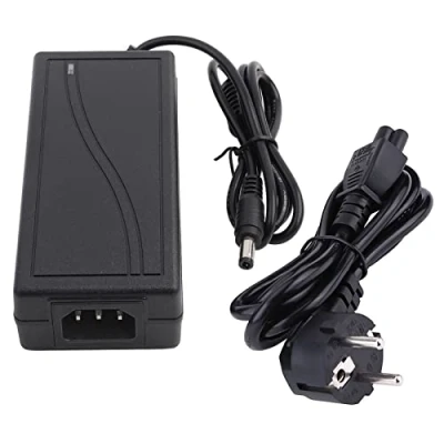 Immagine di Dilwe Adattatore di Alimentazione con Cavo, per Caricabatterie bilanciato CC 12V 5A Accessorio RC Compatibile IMAXB6, IMAX B6AC, B6(EU Plug)