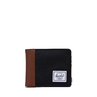 Immagine di Herschel, Portafoglio Unisex Hank Wallet Black/tan, ONE SIZE