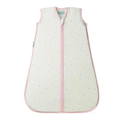 Immagine di molis&amp;co. Sacco Nanna per Neonate 100% cotone. 0.4 TOG. Da 6 a 18 mesi. Ideale i Mesi Estivi. Morbidezza e freschezza in un unico strato di tessuto. Pink sky Rosa.
