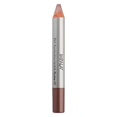 Immagine di Impala Matita Jumbo 3 in 1 Colore 09 Marrone Metallizzato Ombretto, Rossetto e Blush Texture Liscia di Lunga Durata Intenso
