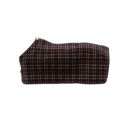 Immagine di Kentucky Fleece Show Rug Heavy Check Printing Brown