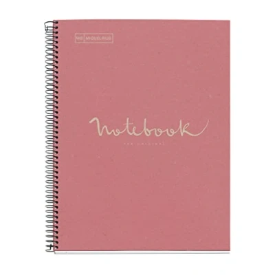 Immagine di Maul, Quaderni + Bloc notes, ECO Emotions NB1 ECOPINK RECYCLE HOR (A4, Righe, Copertina rigida)