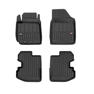 Immagine di FROGUM proLine 3D 3D425859 Set tappetino Gomma anteriore e posteriore 4 nero Su misura TOYOTA: Yaris I Hatchback