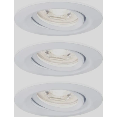 Immagine di Paulmann 94293 EBL Nova mini Coin Lampada LED da incasso Kit 3 (monocolore) 4 W Bianco