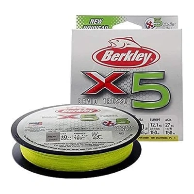 Immagine di Berkley X5, Filo di Pesca, Treccia 5 Fili per la Pesca in Mare e Acqua Dolce Più Resistente, ai Carnieri