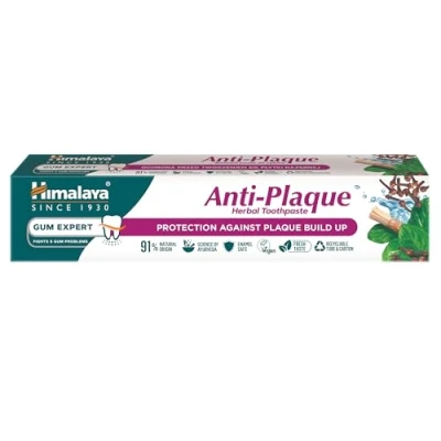 Immagine di Himalaya Anti Plaque toothpaste with Clove, Cinnamon and breakthrough formula based on PLANT ENZYME TECHNOLOGY, 75 ml