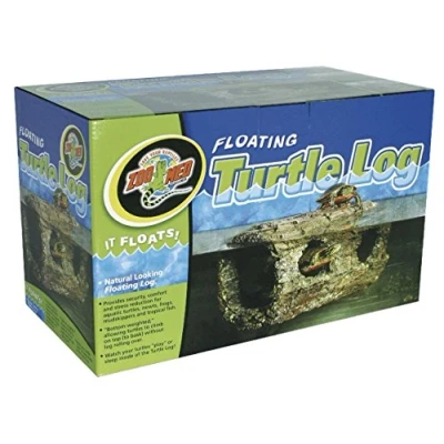 Immagine di Zoo Med Turtle Log Tronco Galleggiante per Tartarughe, Gioco interattivo Tartarughe d&#039;acqua, anti ribaltamento, 30X15X15 CM