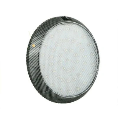 Immagine di lampada da soffitto a LED, tetto interna cupola per auto 2PCS 12V camper, roulotte, camion con 46 luci bianco