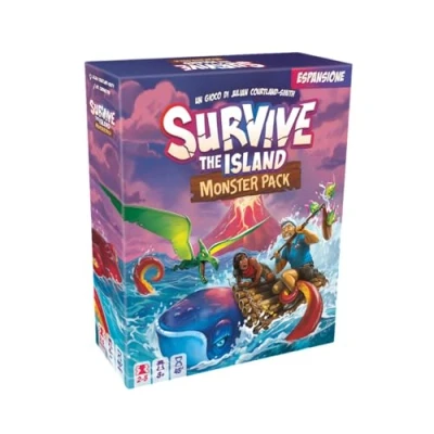 Immagine di Asmodee Survive The Island Monster Pack Expansion, Espansione Gioco da Tavolo, Edizione in Italiano