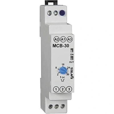 Immagine di ENTES 101580 MCB 30 Relè temporizzato Monofunzionale 24 V/DC, V/AC, 230 V/AC 1 pz. Intervallo di tempo: 2 20 s scambio