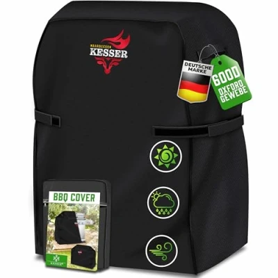 Immagine di KESSER® Copertura per griglia barbecue premium grill a gas cappa grigliata resistente alle intemperie Weber, Brinkmann, Char protettiva