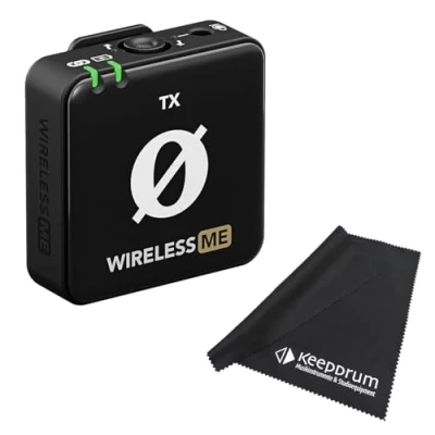 Immagine di Rode Wireless ME TX microfono senza fili modulo trasmettitore singolo + panno in microfibra keepdrum