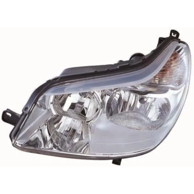 Immagine di ABAKUS 552 1120L LD E Fari Sx H7, W5W, PY21W, H1 cristallino per veicolo circolazione Dx senza portalampada, lampadina PX26d, BAU15s, P14.5s