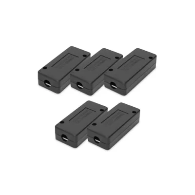 Immagine di DIGITUS Modulo di connessione LSA Cat 7, 5 Pezzi, Schermato, Connettore a dislocazione Isolamento Cat7 LSA, da AWG 22 26, per Cavi Ethernet, Rete, Installazione, Nero