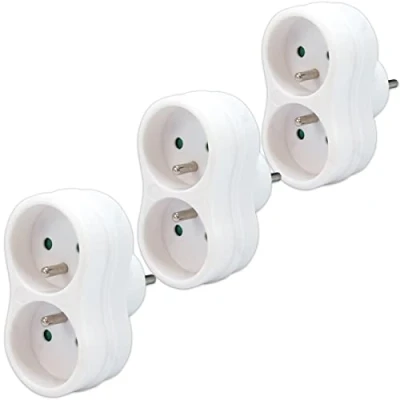Immagine di Waytex Pack 3 Multiprese monoblocco 2 Femmine Schuko 16A