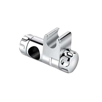 Immagine di Staffa Supporto Doccia, Universale Doccia Regolabile per Doccetta, Doccetta Scorrevole, Ruotabile 360, Cromo, Asta 25mm