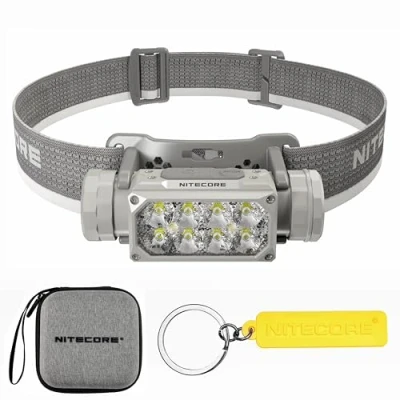 Immagine di Nitecore HC65 UHE Grigio 2000 Lumen Ad Alta Efficienza Faro USB C Ricaricabile Tag