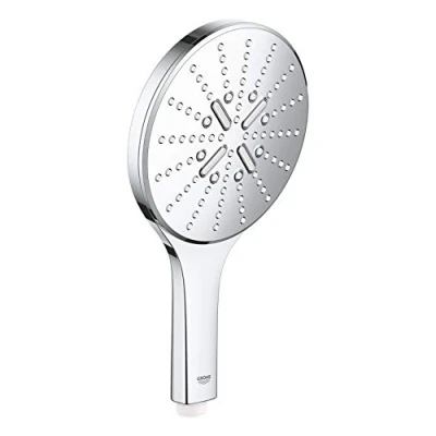 Immagine di Grohe Rainshower 150 SmartActive 26553000 Soffione Doccia a 3 Getti, No Ecojoy, Supporto, Cromo Rotondo, mm, 1 Pezzo