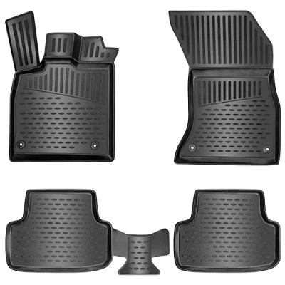 Immagine di ELMASLINE Set di Tappetini in gomma 3D per Citroen C3 II 2009 2016 con bordo extra alto Accessori