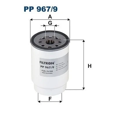 Immagine di FILTRON PP 967/9 Filtro Carburante ad avvitamento RENAULT TRUCKS: Magnum, Premium 2