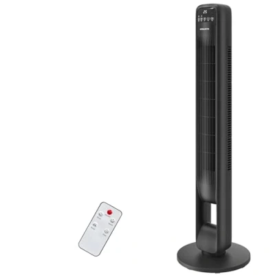 Immagine di PALINTH Ventilatore a Torre 100cm, Ventilatori Colonna con Telecomando, Piantana 3 Modalità, Velocità, Timer 12 ore, Oscillante Silenzioso 60, per la Camera da Letto