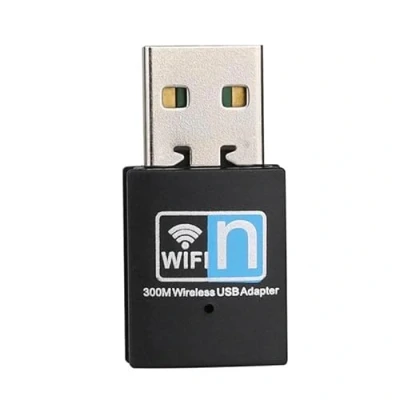 Immagine di Ziyan Adattatore WLAN, USB WLAN Stick Adapter 300 Mbit/s Wireless LAN WiFi Dongle Network IEEE 802.11b/g/n per Windows, Mac e Linux