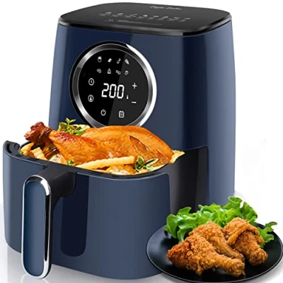 Immagine di Taylor Swoden Marina Friggitrice ad aria senza olio 8 in 1 con pannello touch a LED. Cestello interno antiaderente da 4.2L, ideale per una famiglia 4/6 persone. Potenza 1400w, color blu