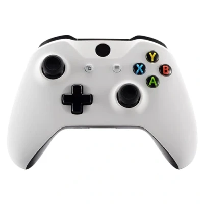 Immagine di eXtremeRate Cover Joystick per Xbox One S X Controller,Custodia Copertura Frontale Scocca Guscio Ricambio Controller Model 1708 Bianco