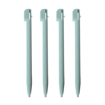 Immagine di 4 x pennino capacitivo di ricambio per touch screen, colore blu ghiaccio e turchese, compatibile con Nintendo DS Lite (DSL)