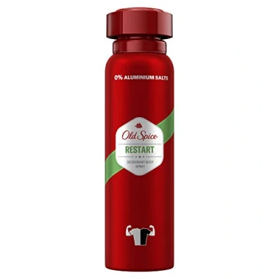 Immagine di Old Spice Restart Deodorante spray per il corpo senza alluminio uomini da uomo con profumo a lunga durata, 150 ml
