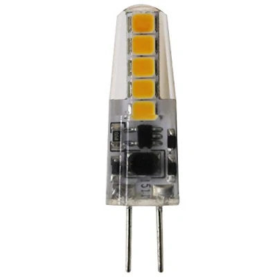 Immagine di Lampadina a LED G4, 3 W, luce bianca calda, 2700 K, ricambio per lampadine alogene G4 30 12 V AC/DC, angolo di diffusione 360, senza sfarfallio non dimmerabile