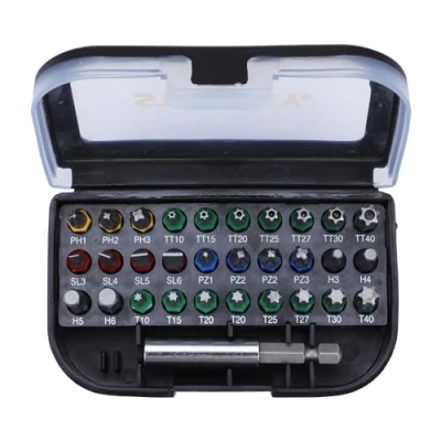 Immagine di STANLEY ‎STA60490 Set per Cacciavite con Supporto Magnetico sta6049031 Pezzi Colori Codificati