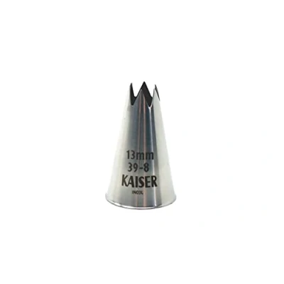 Immagine di Original Kaiser beccuccio a stella, 13 mm, spruzzo, in acciaio inox, senza pieghe e bordi