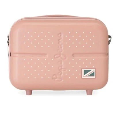Immagine di Pepe Jeans Laila Beauty case adattabile con tracolla, 29 x 21 15 cm, Rosa, 29x21x15 cms, tracolla