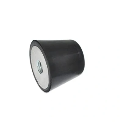 Immagine di Ganter Normelemente GN 253 50 M10 55 Battitacco con filettatura interna, Nero, Durchmesser: 50mm Gewinde: