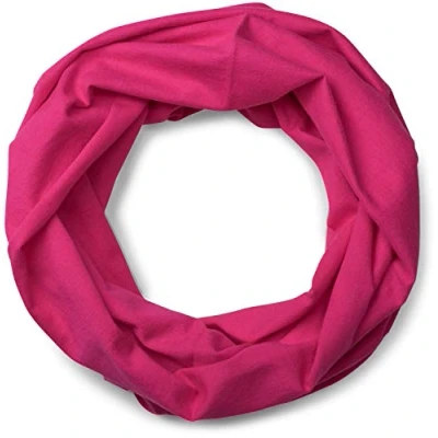 Immagine di styleBREAKER foulard multifunzione in jersey, sciarpa scaldacollo, fascia frontale, per capelli, copricapo, ad anello, unisex 01012037, colore:Rosa