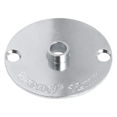 Immagine di Trend Guida a Cespuglio in Acciaio, Diametro 12 mm, Guide Stile Europeo per Fresatura con Plantilla, Compatibile Router Trend, GB12