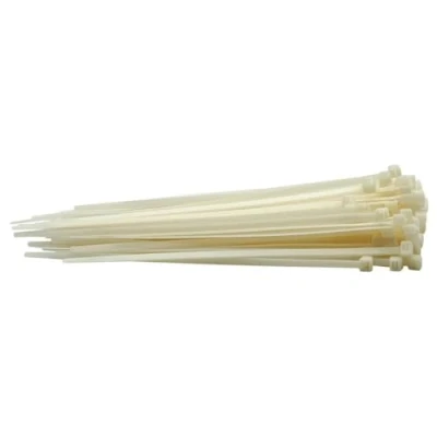 Immagine di Draper 70394 Fascette per cavi in nylon, 4,8 x 200 mm, 100 pezzi, colore: Bianco