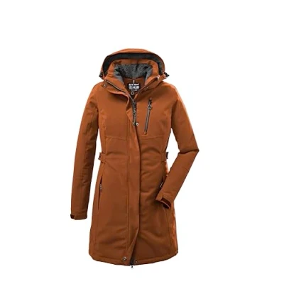 Immagine di killtec Donna Parka funzionale con cappuccio senza zip KOW 165 WMN PRK, zimt, 48, 37726 000