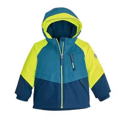 Immagine di first instinct by killtec Bambini Giacca da sci/giacca funzionale con cappuccio e paraneve FISW 31 MNS SKI JCKT, ocean, 98/104, 42253 000