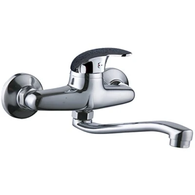 Immagine di DP Griferia GC 0016 Rubinetto da Parete Basso, Argento