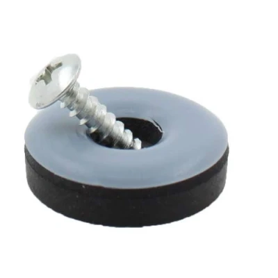 Immagine di Lifeswonderful® Set Di 4 Piedini Rotondi Per Mobili In Teflon PTFE Da 30mm