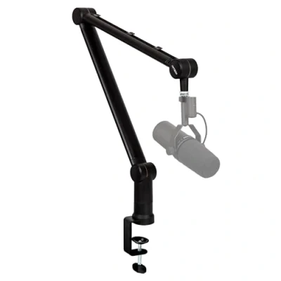 Immagine di IXTECH braccio per microfono girevole a 360 regolabile robusto Asta in acciaio inox supporto da tavolo pieghevole forbice stabile radio (HERO)