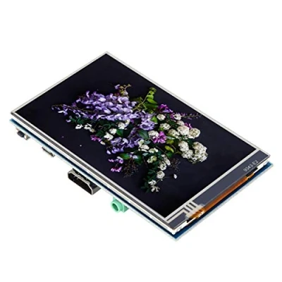 Immagine di Touch screen capacitivo, schermo tattile Raspberry Pi da 4 pollici per