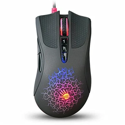 Immagine di Mouse ottico da gioco cablato abbagliante colorato compatibile per Bloody A90 (richiede attivazione)