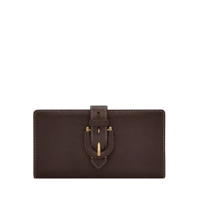 Immagine di Fossil Harwell, Portafoglio Bi Fold da Donna, Marrone, s