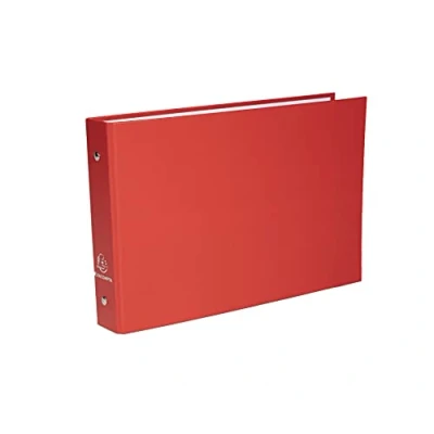 Immagine di Exacompta 51059E 1 Raccoglitore Foderato Polipropilene 2 Anelli Tondi 25 mm Passo 80 Dorso 40 F.to Esterno 16.5x24 cm per Archiviare 12.5x20 e 14.8x21 5 Colori Random